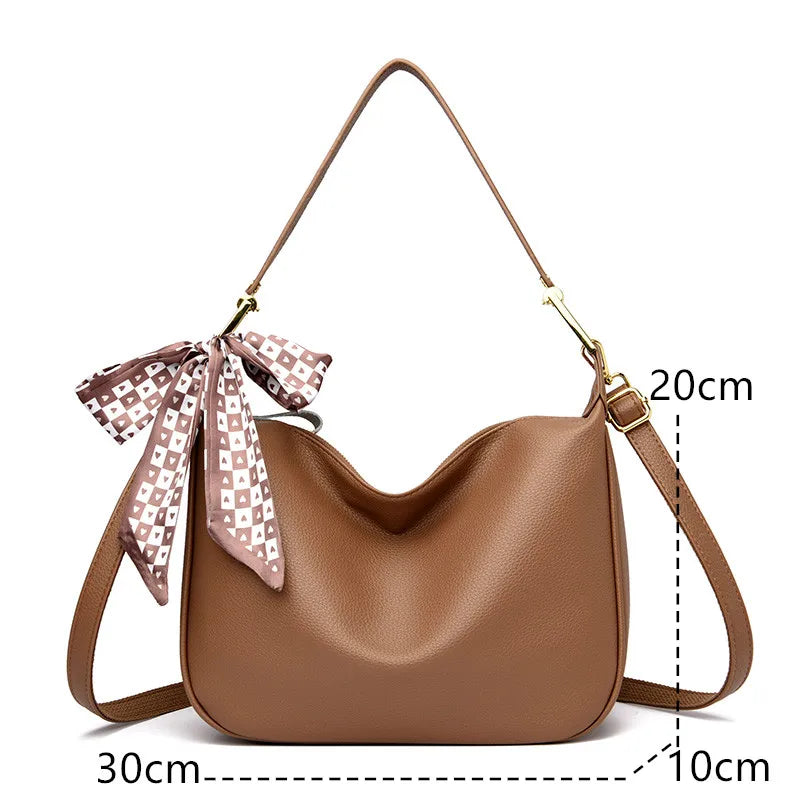 Luxury Designer Soft Leather Women's Shoulder Crossbody Bag Trendha