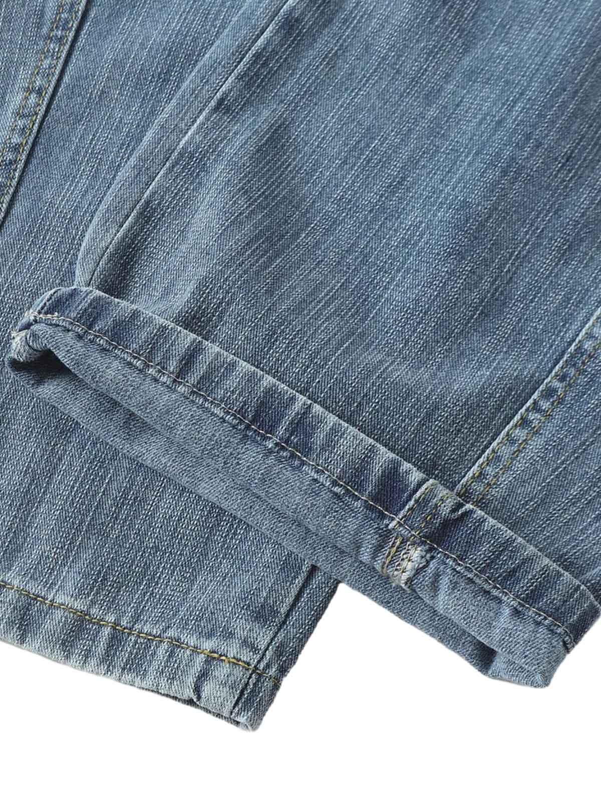 Retro Cleanfit Washed Baggy Jeans - Goatlv
