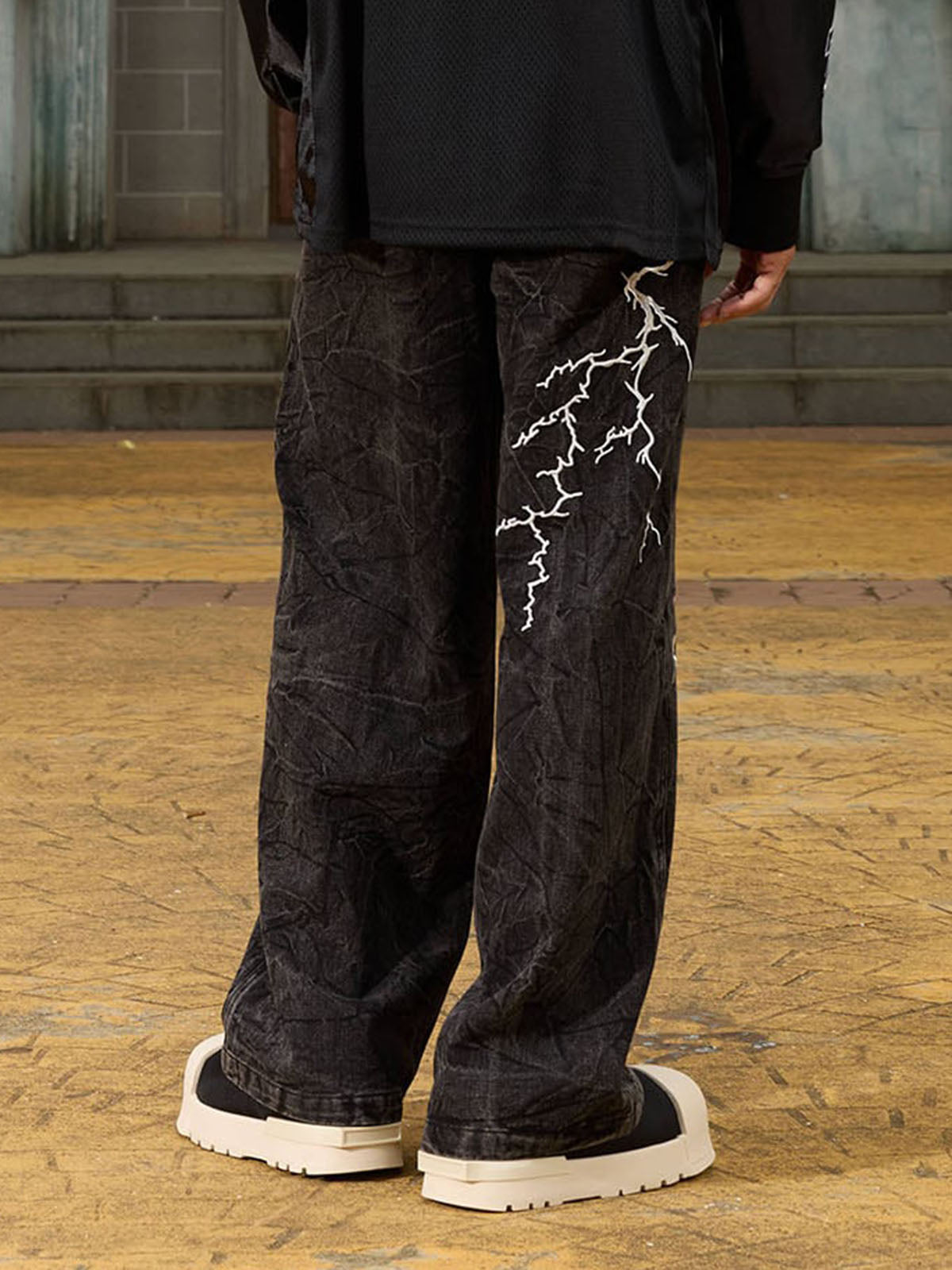 Goatlv High Street Hip-hop Distressed Washed Jeans - 2185 - Goatlv