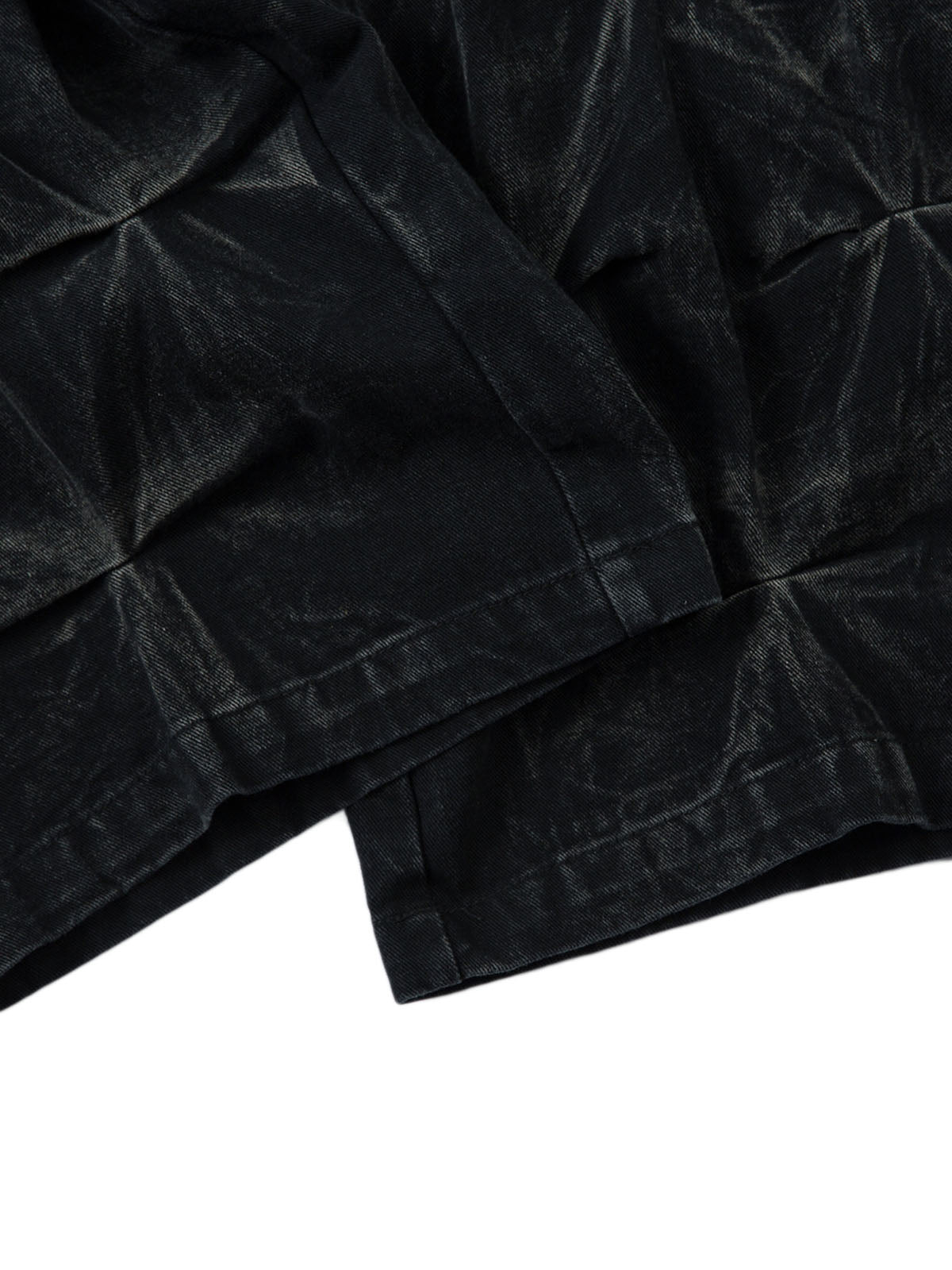 Heavy Washed Distressed Pleated Baggy Jeans - 2282 - Goatlv