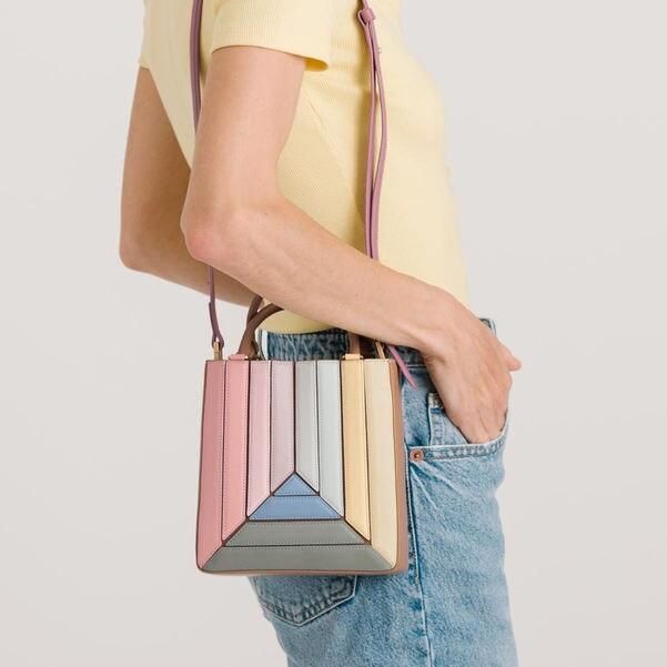 Colorful Square Bucket Bag Trendha