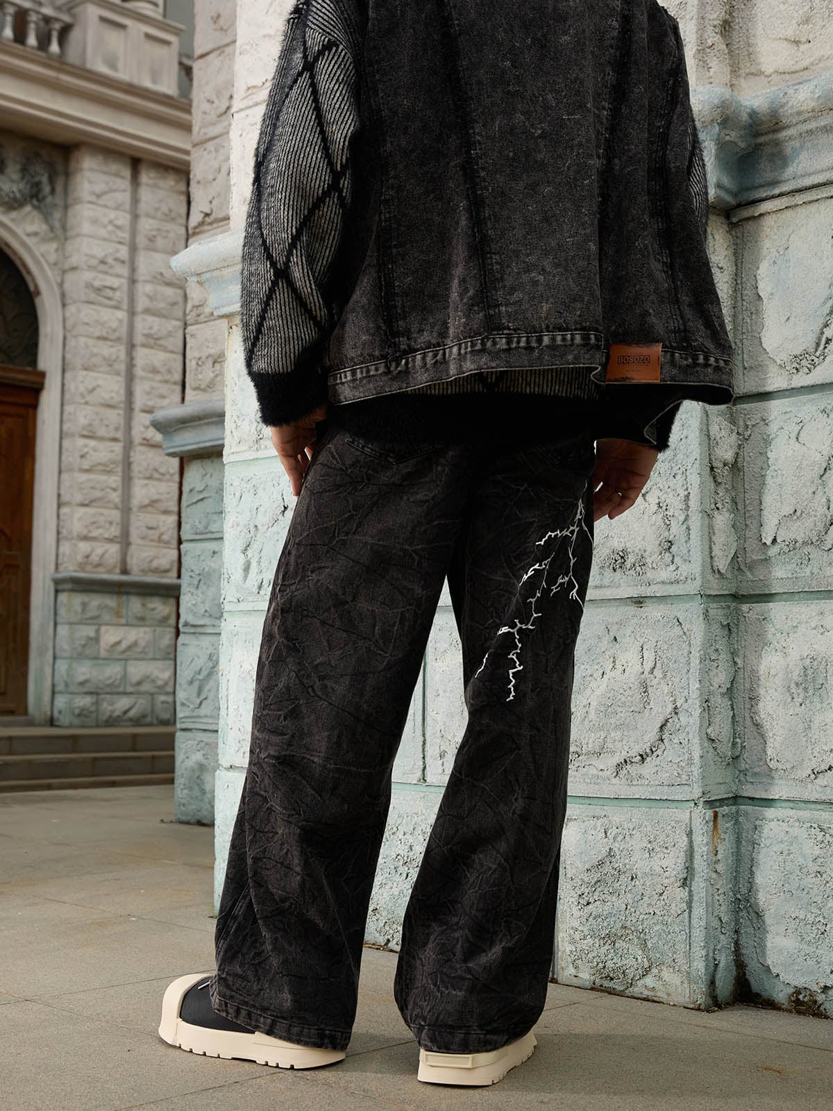 Goatlv High Street Hip-hop Distressed Washed Jeans - 2185 - Goatlv