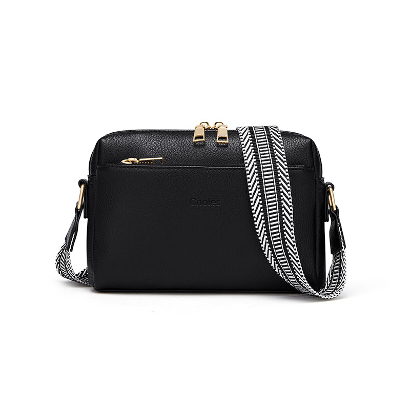Chic Crossbody Cell Phone Purse with Colored Strap – Compact Leather Handbag Trendha