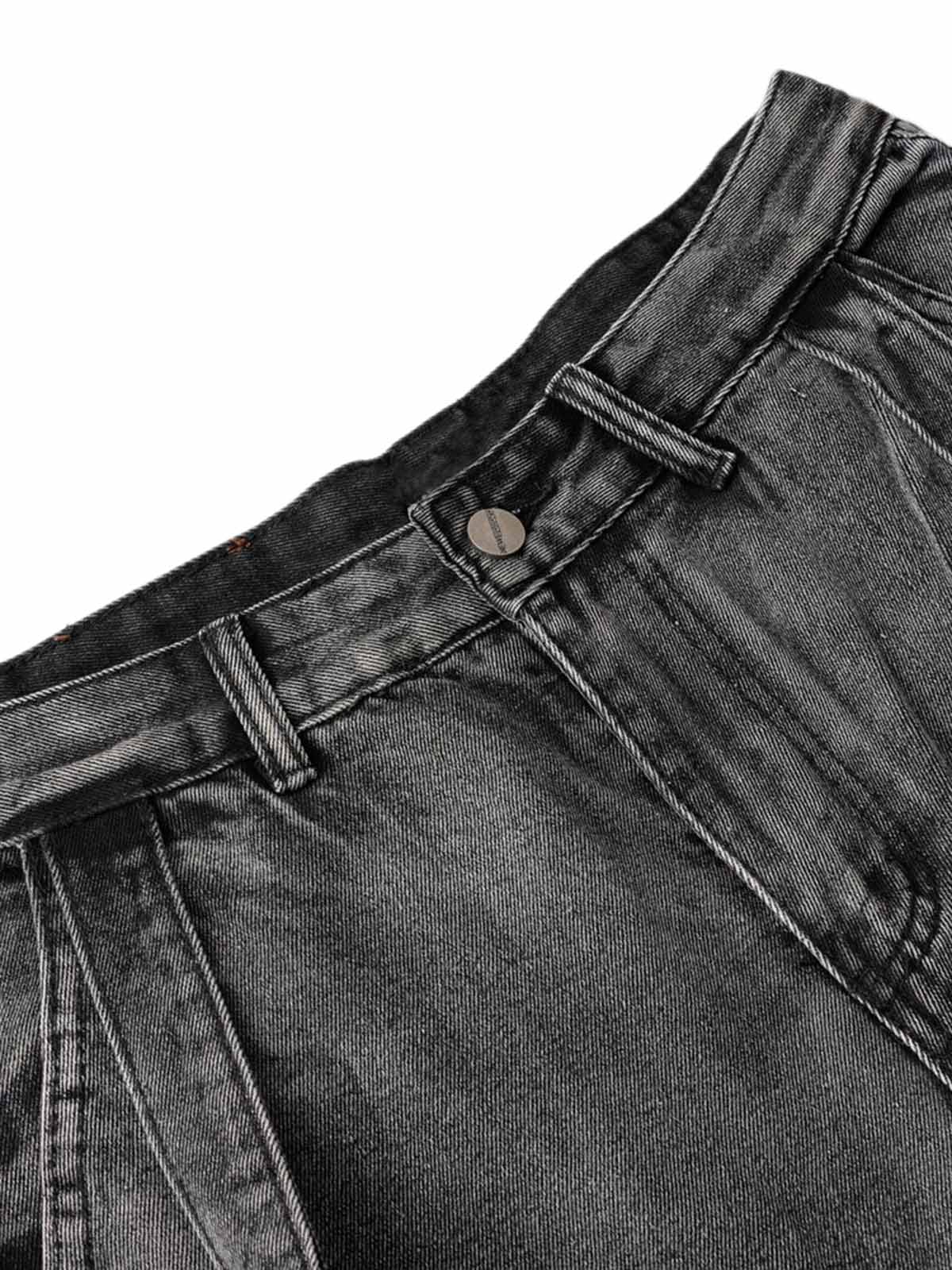Goatlv Multi Pocket Cargo Jeans - Goatlv