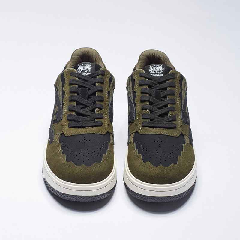 Pattern Platform Sneakers Green