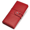 Genuine Leather Long Wallet with RFID Protection and Cellphone Pocket Trendha