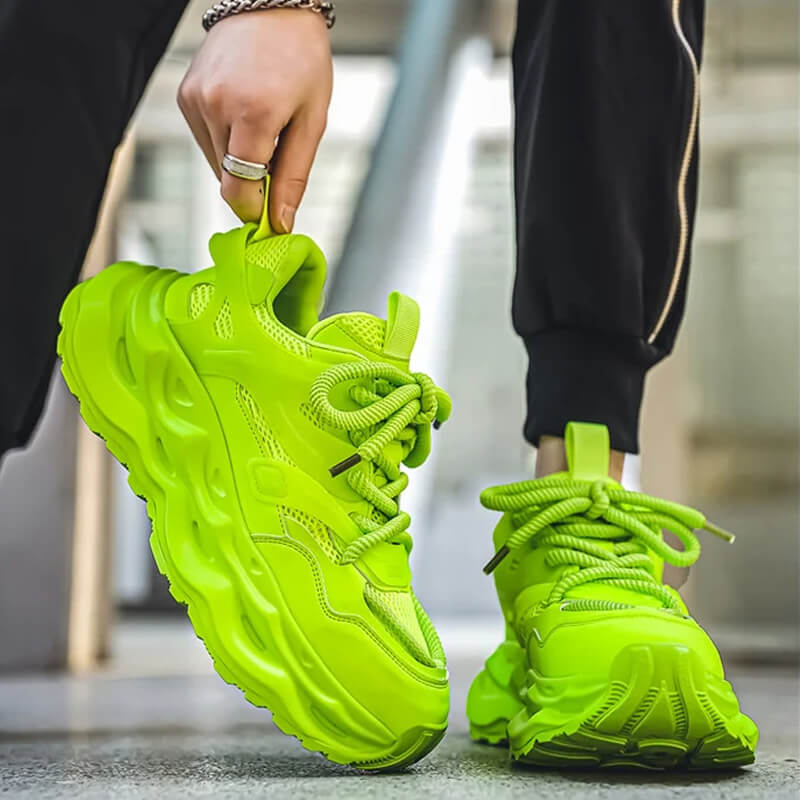 Chunky Sneakers Velzard Glow ugly shoes 2024 - sneakerhillcom