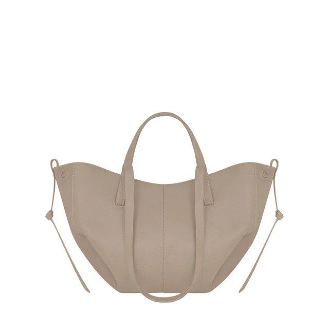 Elegant Large Leather Shoulder Bag Trendha