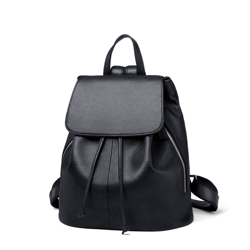 Genuine Leather Fashion Backpack for Women Trendha
