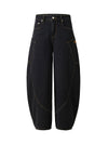 Embroidered Barrel Leg Jeans - Goatlv