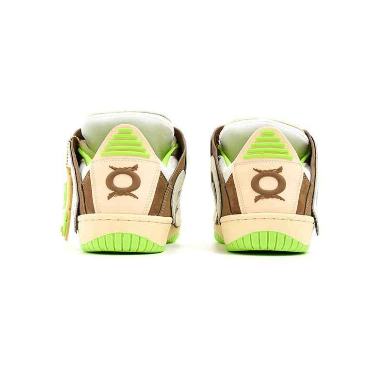 Skater Sneakers Brown Green