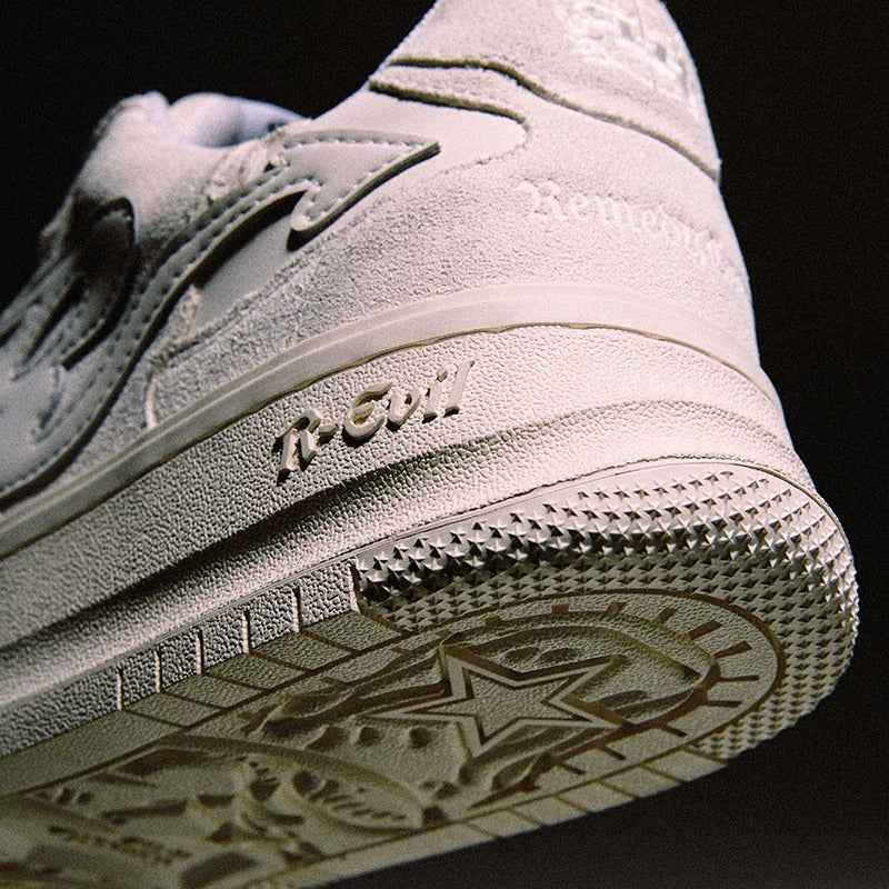 Pattern Platform Sneakers Triple White