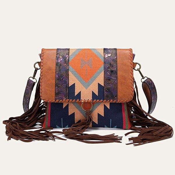 Vintage Boho Tassel Shoulder Bag Trendha