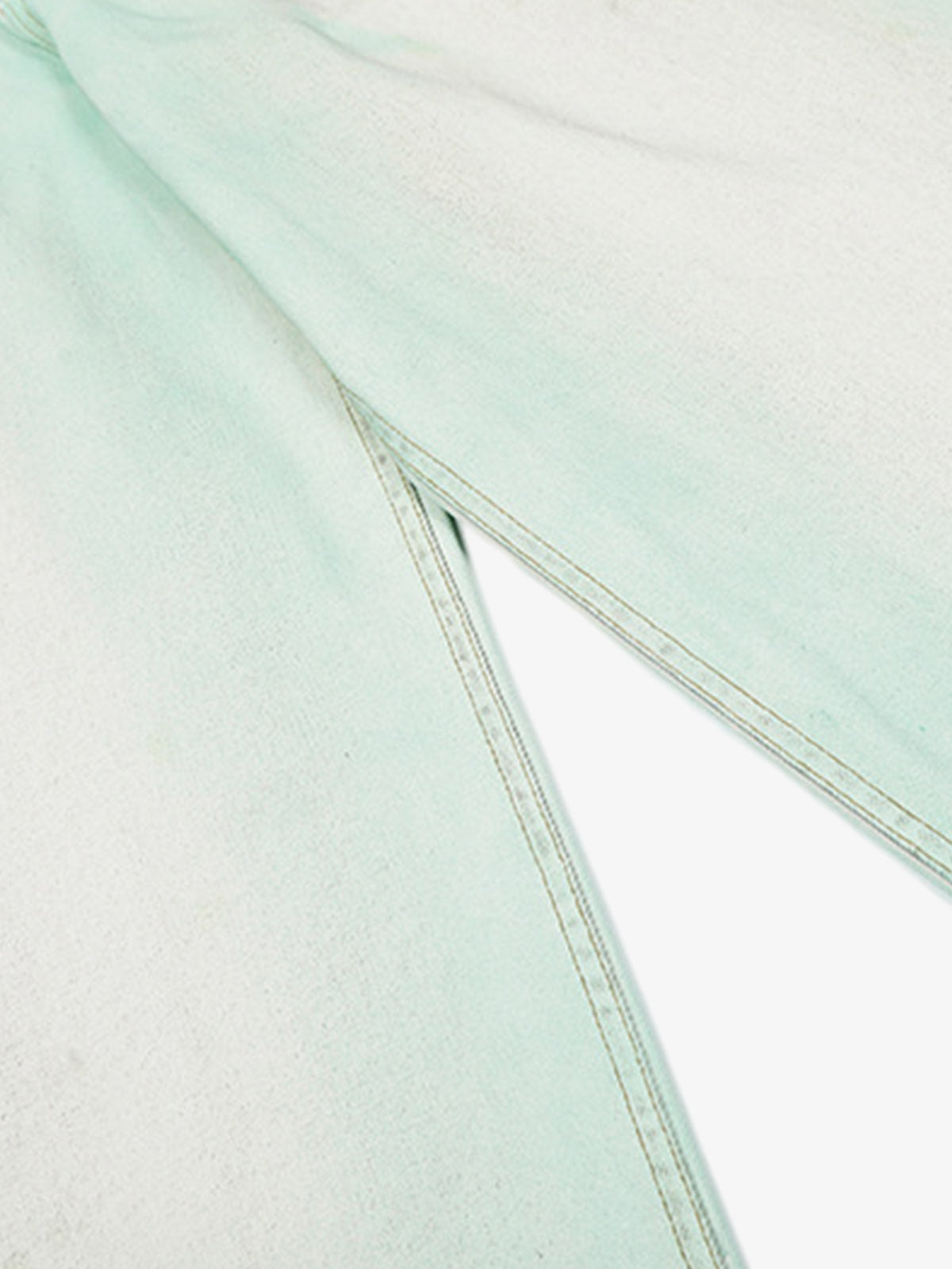 Distressed Handmade Luminous Mud-dyed Paint Jeans - Goatlv