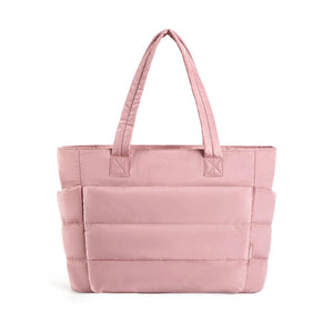 Big Square Quilted Tote Bag Trendha