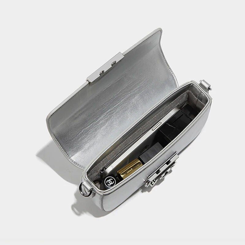 Elegant Silver Shoulder & Crossbody Bag for Women Trendha