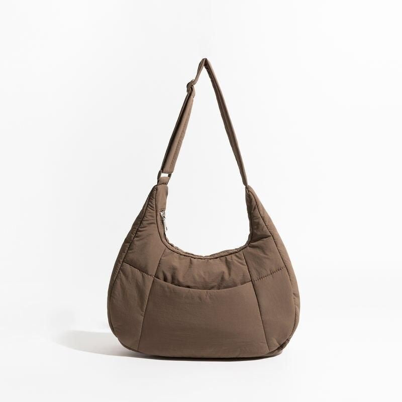 Chic Half Moon Puffer Shoulder Bag Trendha