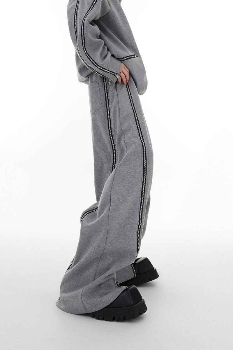 Zipper Sweatpants
