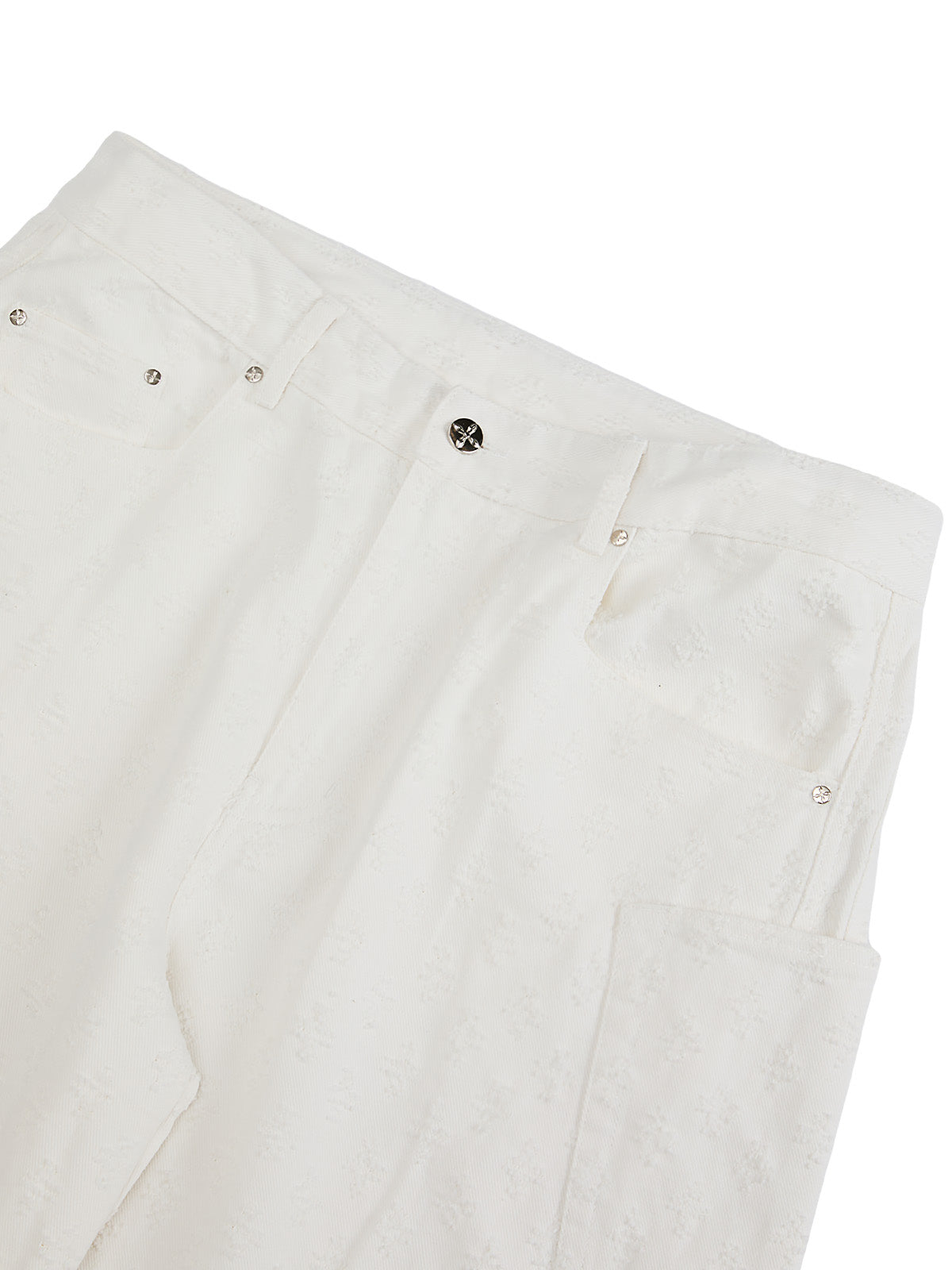 Textured Structured Barrel Jeans - Goatlv