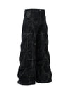 Heavy Washed Distressed Pleated Baggy Jeans - 2282 - Goatlv