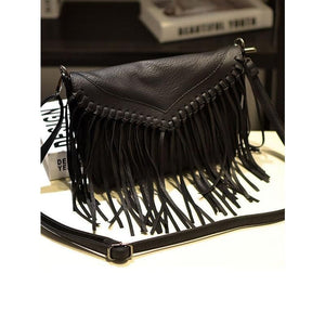 Vintage Tassel Fringe Boho Messenger Bag Trendha