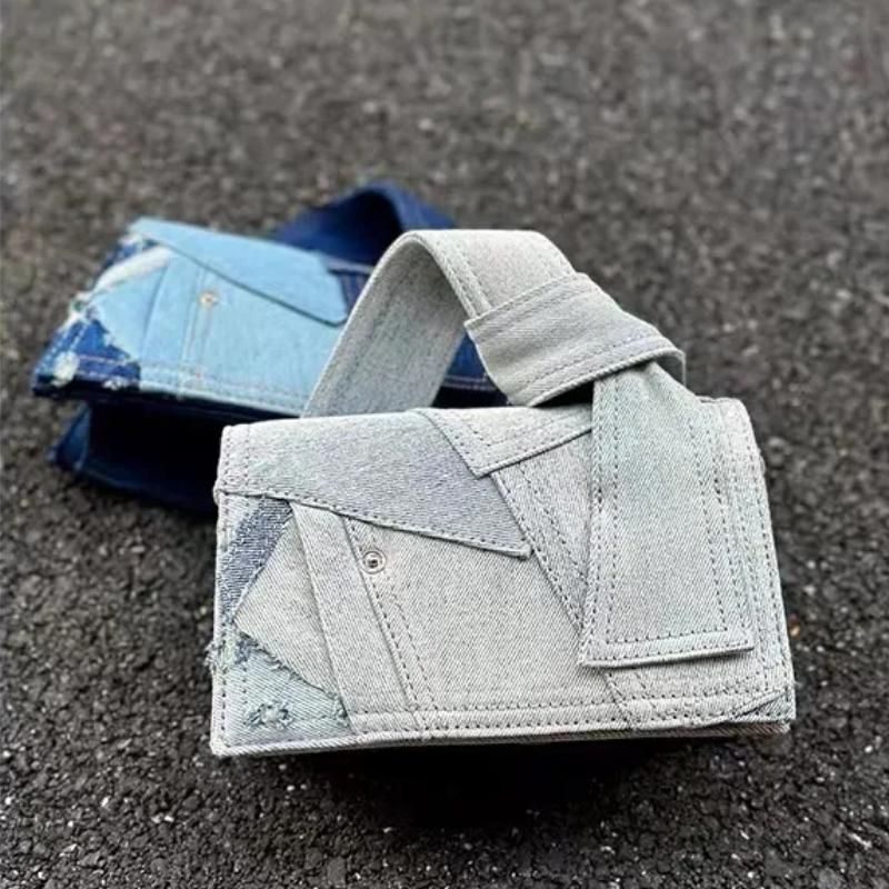 Chic Denim Crossbody Bag Trendha