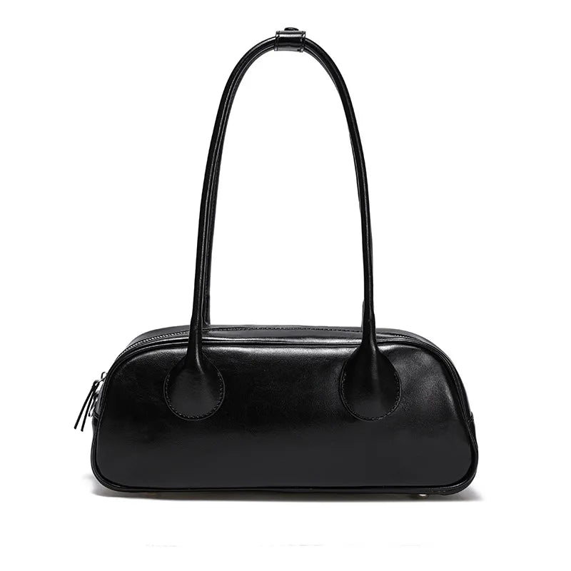 Vintage Genuine Leather Shoulder Bag for Women - High Quality Korean Style Trendha