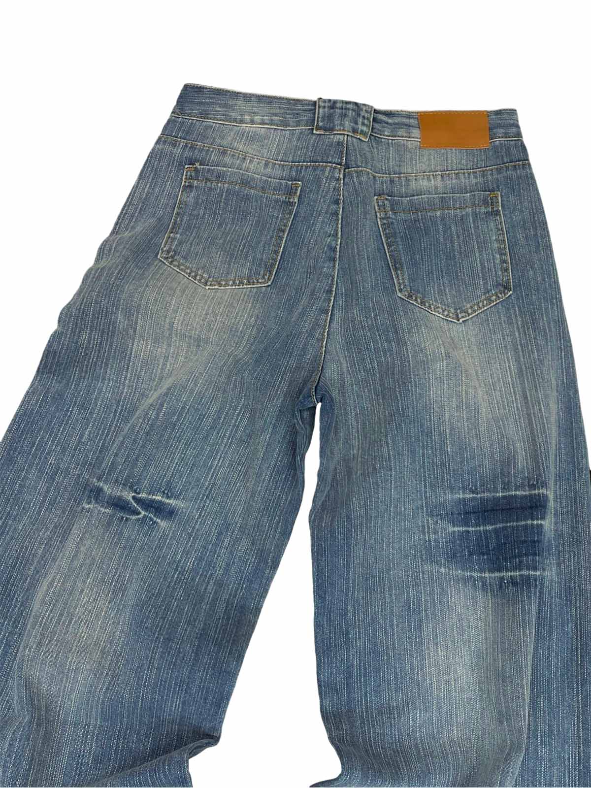 Retro Cleanfit Washed Baggy Jeans - Goatlv
