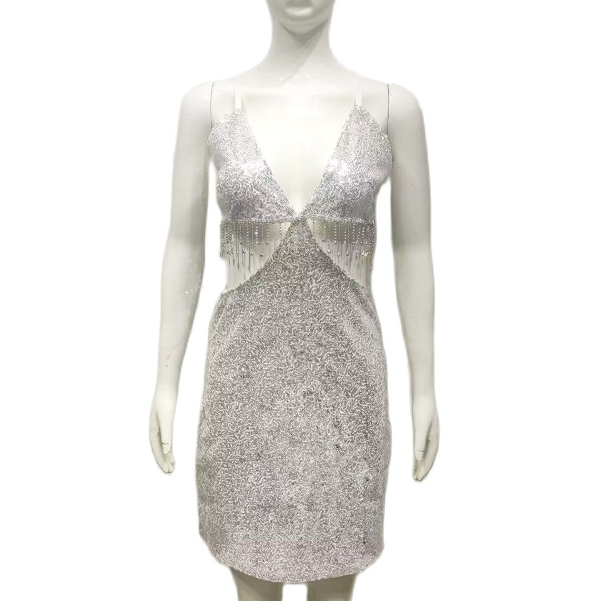 Sequins Hollow Fashion Suspenders Dress Nyzzle