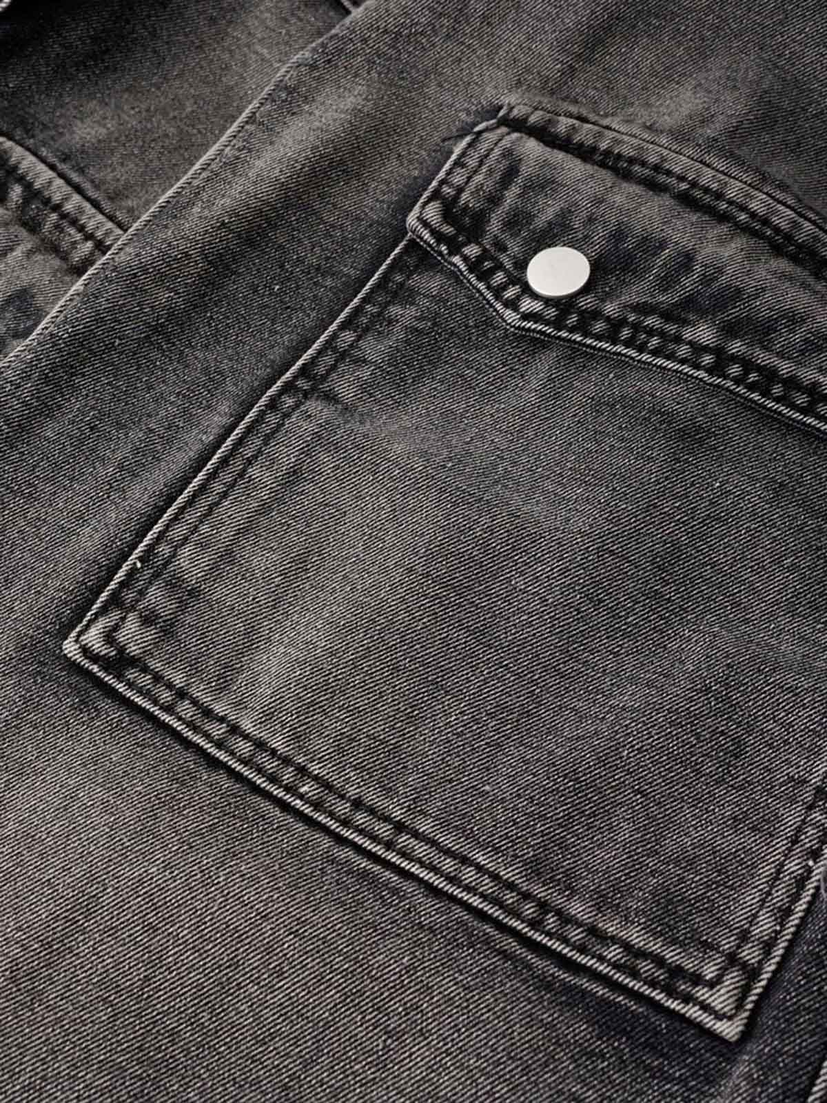 Goatlv Multi Pocket Cargo Jeans - Goatlv