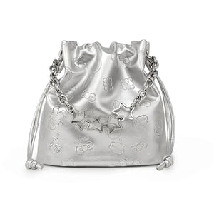 Cartoon Embossed Bucket Bag Trendha