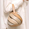 Colorful Striped PU Leather Bucket Handbag Trendha