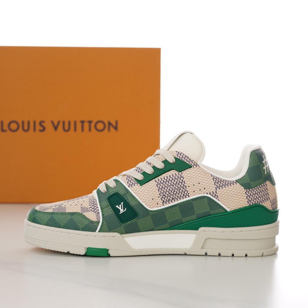 LUV Trainer Green Sneakers-104 Designer Sneakers