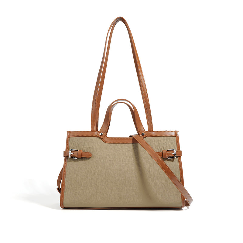 Vintage Cowhide Leather Tote Trendha