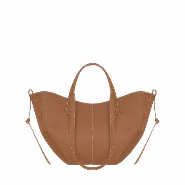Elegant Large Leather Shoulder Bag Trendha