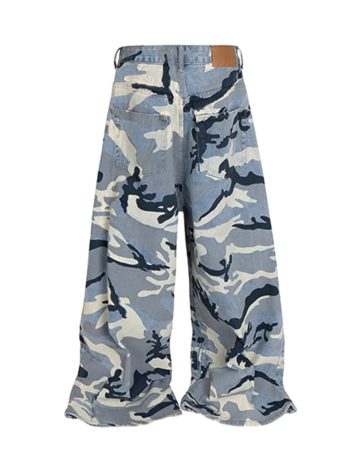 Street Retro Camouflage Baggy Jeans - 2395 - Goatlv