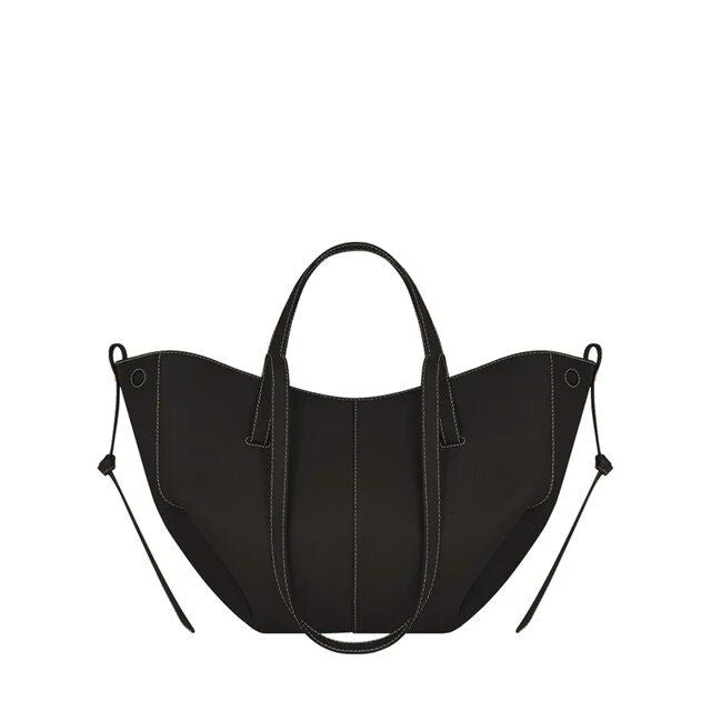 Elegant Large Leather Shoulder Bag Trendha