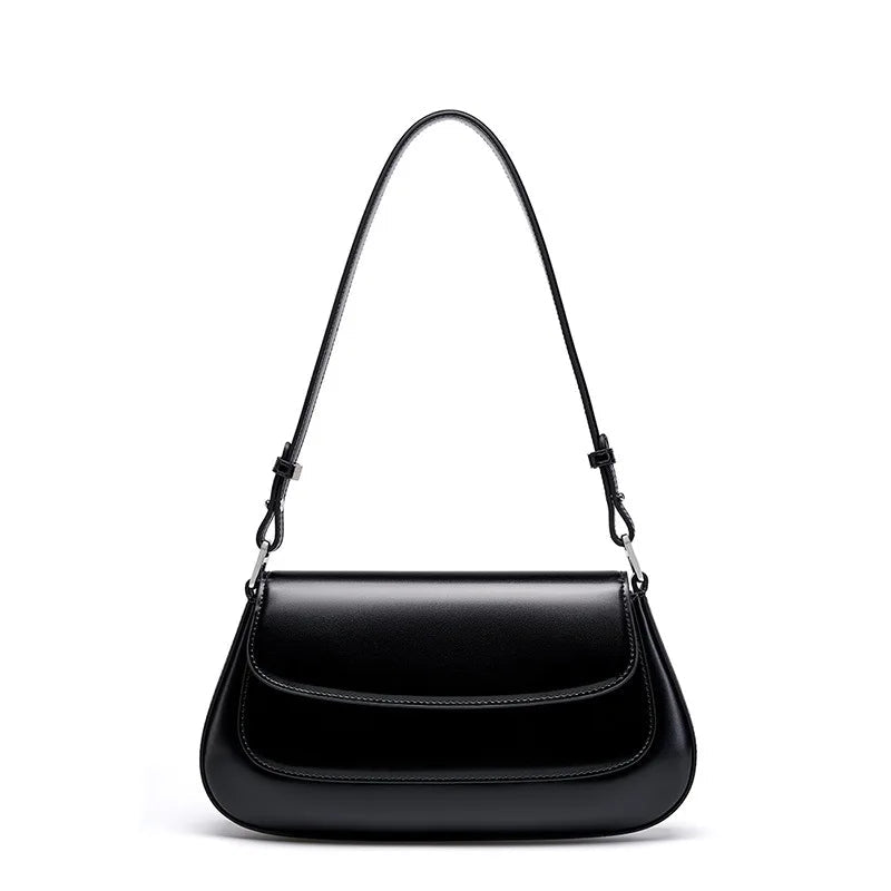 Luxury Genuine Leather Vintage Shoulder Bag for Women – High-Quality Cowhide Handbag Trendha