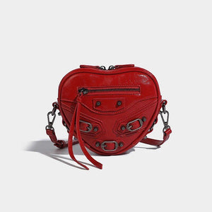 Elegant Heart Small Tote Handbag Trendha