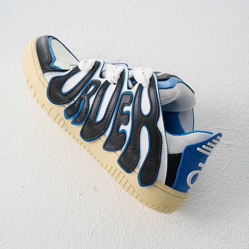 Graffiti Sneakers Blue