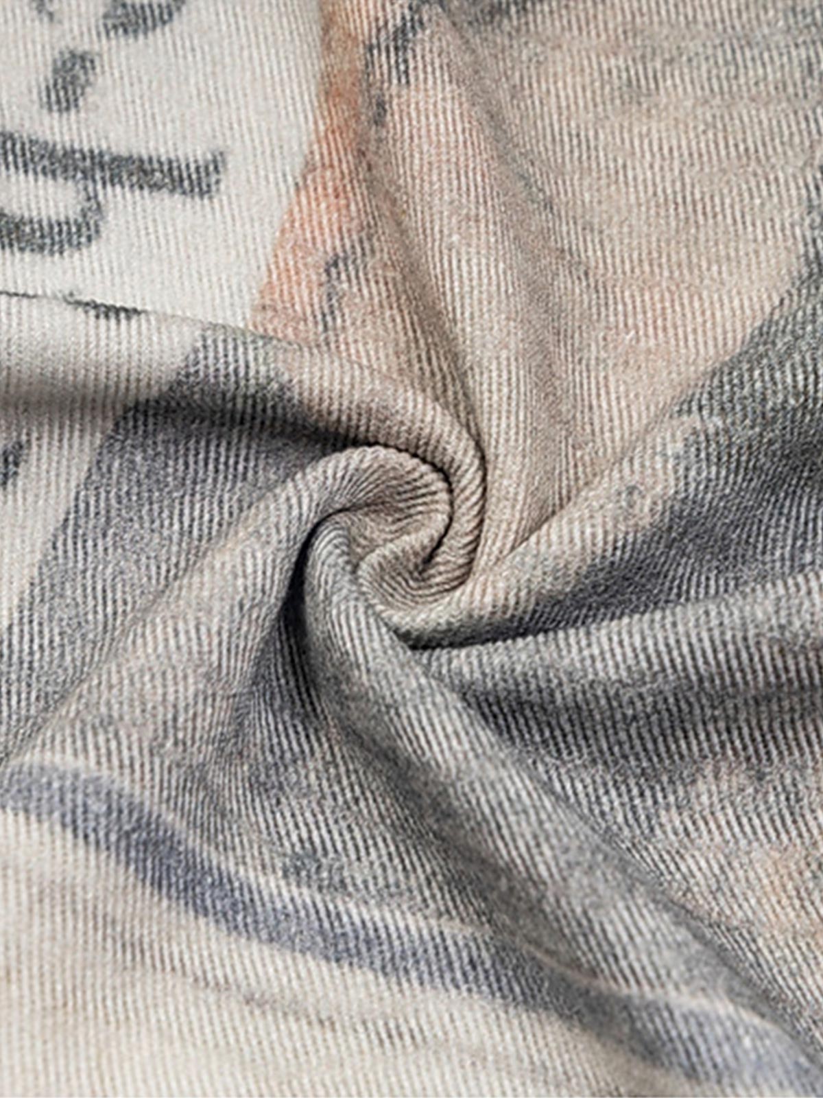 Graffiti Newspaper Baggy Jeans - 2404 - Goatlv