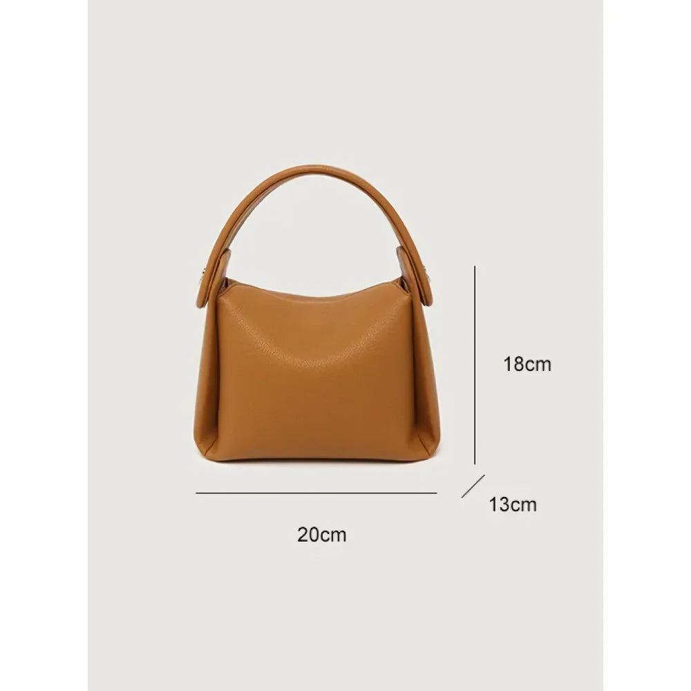 Soft Split Leather Travel Tote Trendha