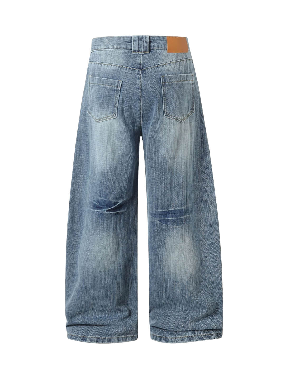 Retro Cleanfit Washed Baggy Jeans - Goatlv