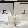 Luxury Embroidered Crossbody Bag with Sequined Tassel Trendha