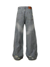 Goatlv Washed Ripped Baggy Jeans - Goatlv