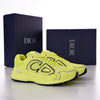 DOR B30 Yellow Mesh and Technical Fabric Sneakers -117 Designer Sneakers