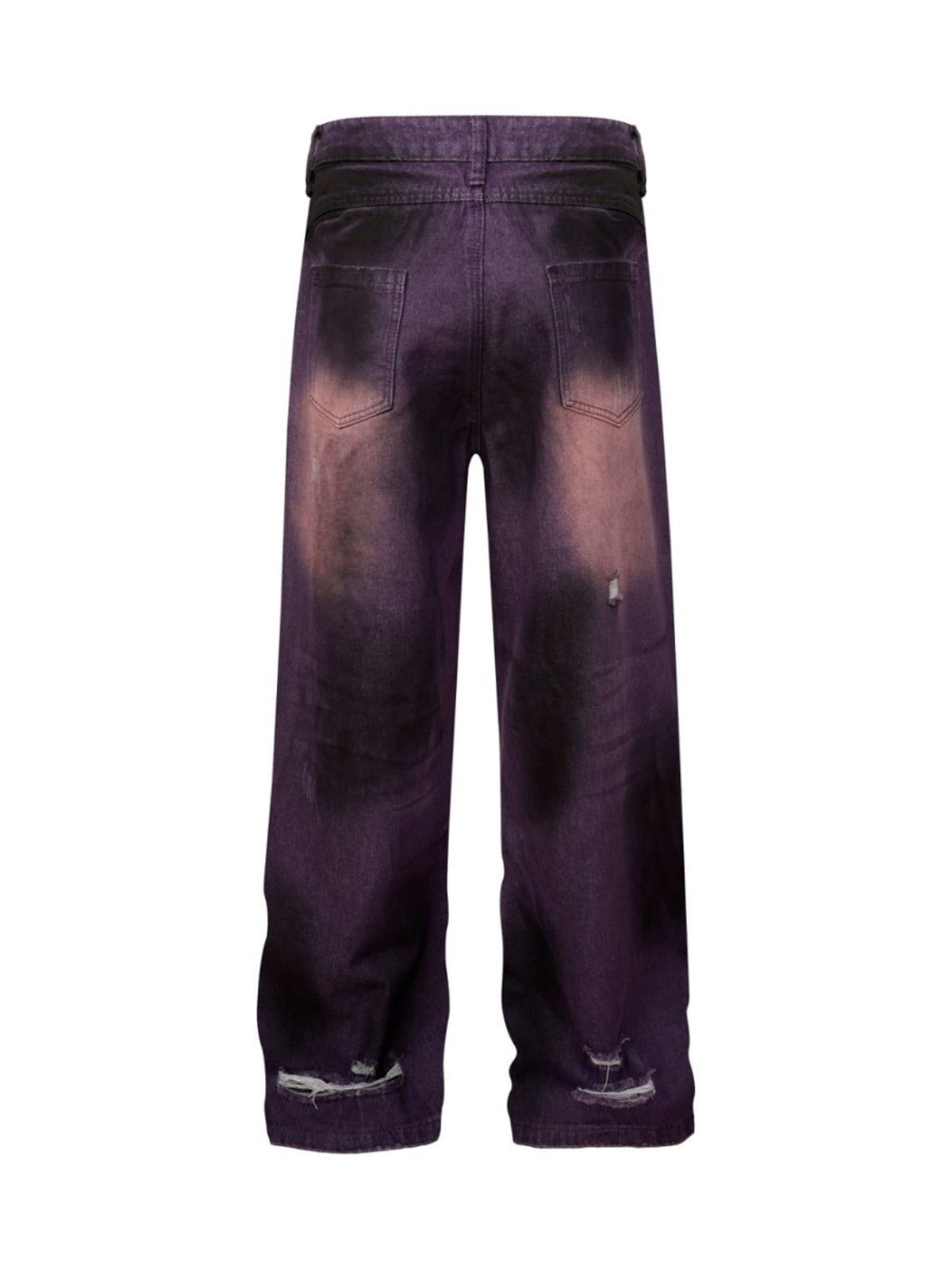 Street Ripped Dirty Dye Jeans - Goatlv
