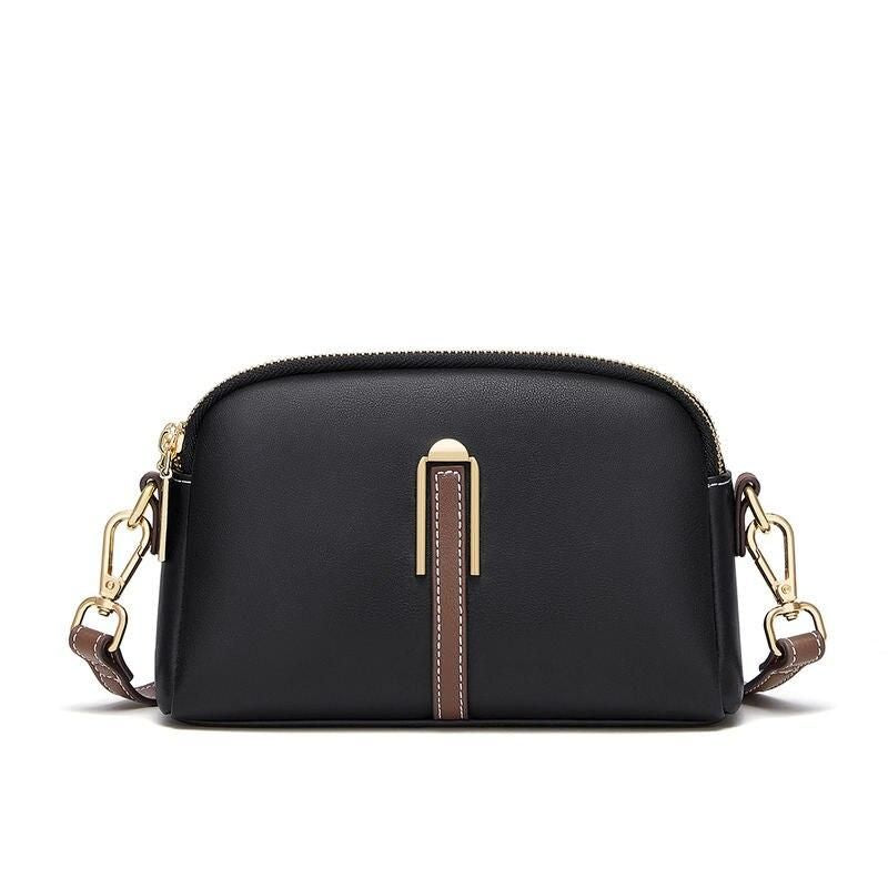 Elegant Leather Crossbody & Shoulder Satchel Trendha