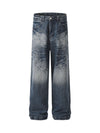 Retro Neutral Washed Straight Jeans - 2261 - Goatlv