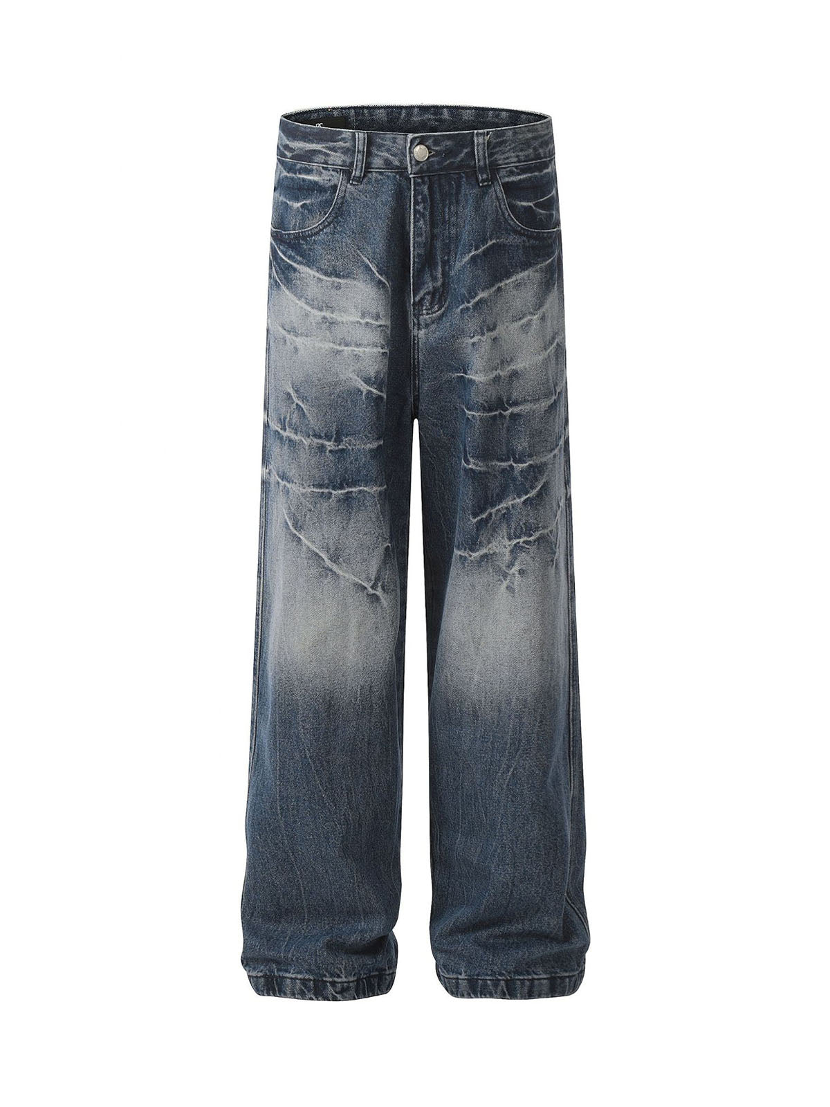 Retro Neutral Washed Straight Jeans - 2261 - Goatlv